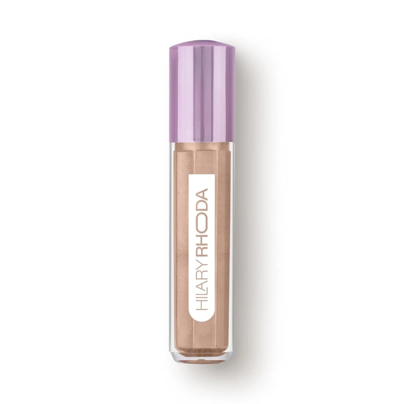 Hilary Rhoda Ultra Glow Liquid Highlighter | Illuminating & Glitter Liquid Highlighter | Dewy Finish | Cruelty-Free & Vegan | Luminescent Finish | Weightless -3.8g (Ultra Pale Gold - Shade 02) - Thumbnail 6